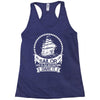 Sailor Life Is Adventure Dare It Racerback Tank