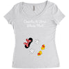 Creating A Little Disney Magic Minnie Mouse Women's Triblend Scoop T-shirt