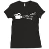 never judge a book by it's movie Ladies Fitted T-Shirt