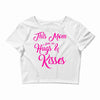 this mom hugs kiss es Crop Top