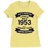 Premium Vintage 1953 Ladies Fitted T-Shirt