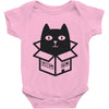 cats love boxes Baby Onesie