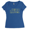 jedi master Women's Triblend Scoop T-shirt
