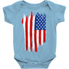 sa distress flag cool american Baby Onesie