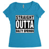 straight outta salty springs Women's Triblend Scoop T-shirt