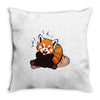 red fox 5 Throw Pillow