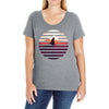Wolf Ladies Curvy T-Shirt