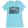 new dad Ladies Fitted T-Shirt