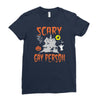 scary gay person Ladies Fitted T-Shirt