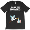 Baby On Board with Stork T-Shirt