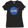 Nasa Gay Pride Ladies Fitted T-Shirt