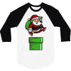 santa jumps 3/4 Sleeve Shirt