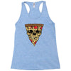 pizza skull Racerback Tank