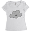cloud say huh Women's Triblend Scoop T-shirt