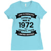 Premium Vintage 1972 Ladies Fitted T-Shirt