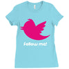 follow me Ladies Fitted T-Shirt