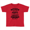 Super Cool Poppy Of A Freaking Awesome Granddaughter Toddler T-shirt