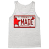 texas made lone star license plate Tank Top