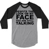 rude slogan 3/4 Sleeve Shirt