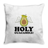 Holly Guacamole Throw Pillow