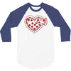 pizza my heart 3/4 Sleeve Shirt