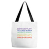 earth is not flat Tote Bags