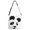 panda Adjustable Strap Totes