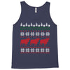 cow christmas Tank Top