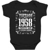 vintage made in 1958 perfectly aged a living legend Baby Bodysuit