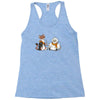 the owl and the weasel Racerback Tank
