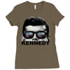 jfk sunglasses Ladies Fitted T-Shirt