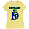 she wants the d seattle Ladies Fitted T-Shirt