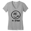 pi eyed Women's V-Neck T-Shirt