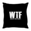 where's the food Throw Pillow