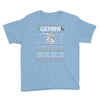 santa gemini christmas ugly t shirts Youth Tee