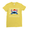 ugly stitch christmas Ladies Fitted T-Shirt
