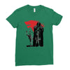 the king and the white wol Ladies Fitted T-Shirt