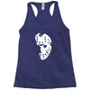 halloween hockey mask Racerback Tank