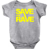 save the rave Baby Onesie