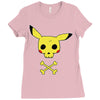 pikachu (3) Ladies Fitted T-Shirt