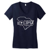 south carolina eclipse Women's V-Neck T-Shirt
