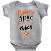pumpkin spice and everything nice Baby Bodysuit