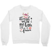 Tough She Be But Little She Is Fierce Crewneck Sweatshirt