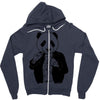 gangster panda Zipper Hoodie