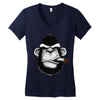 monkey Women's V-Neck T-Shirt