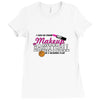 makeup to basketball Ladies Fitted T-Shirt