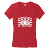 yoga inspired Women's V-Neck T-Shirt