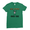 ski free and die Ladies Fitted T-Shirt