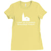 i can't go to church i'm allergic to nuts Ladies Fitted T-Shirt