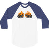 pumpkin boobs 3/4 Sleeve Shirt
